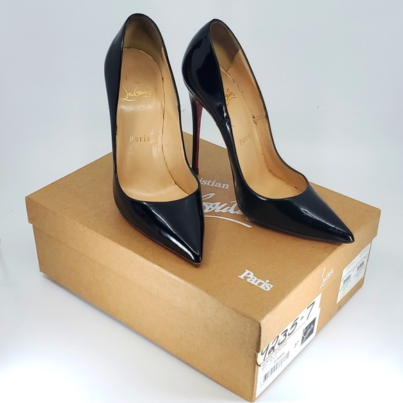 Christian Louboutin Shoes - Christian Louboutin Black Patent So Kate 120